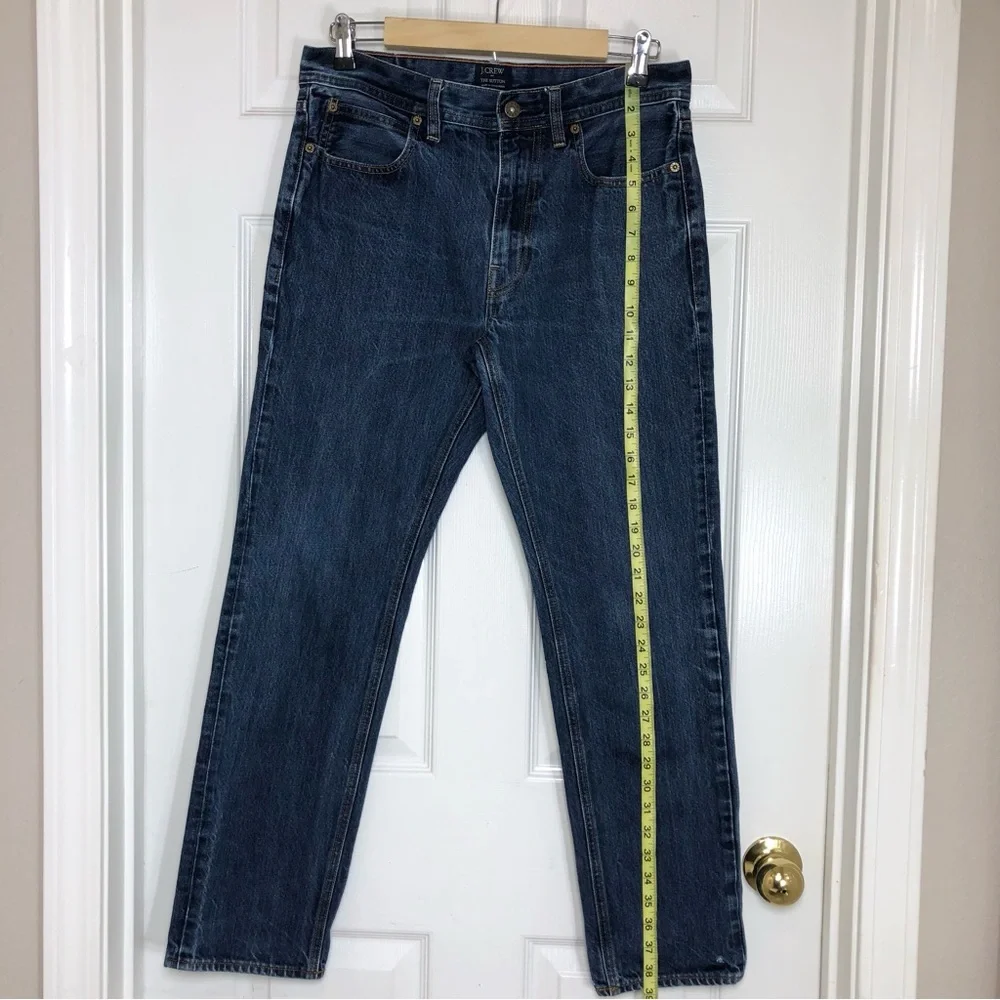 J.CREW The Sutton Cotton Medium Wash Straight Leg Men’s Jeans W30 L30